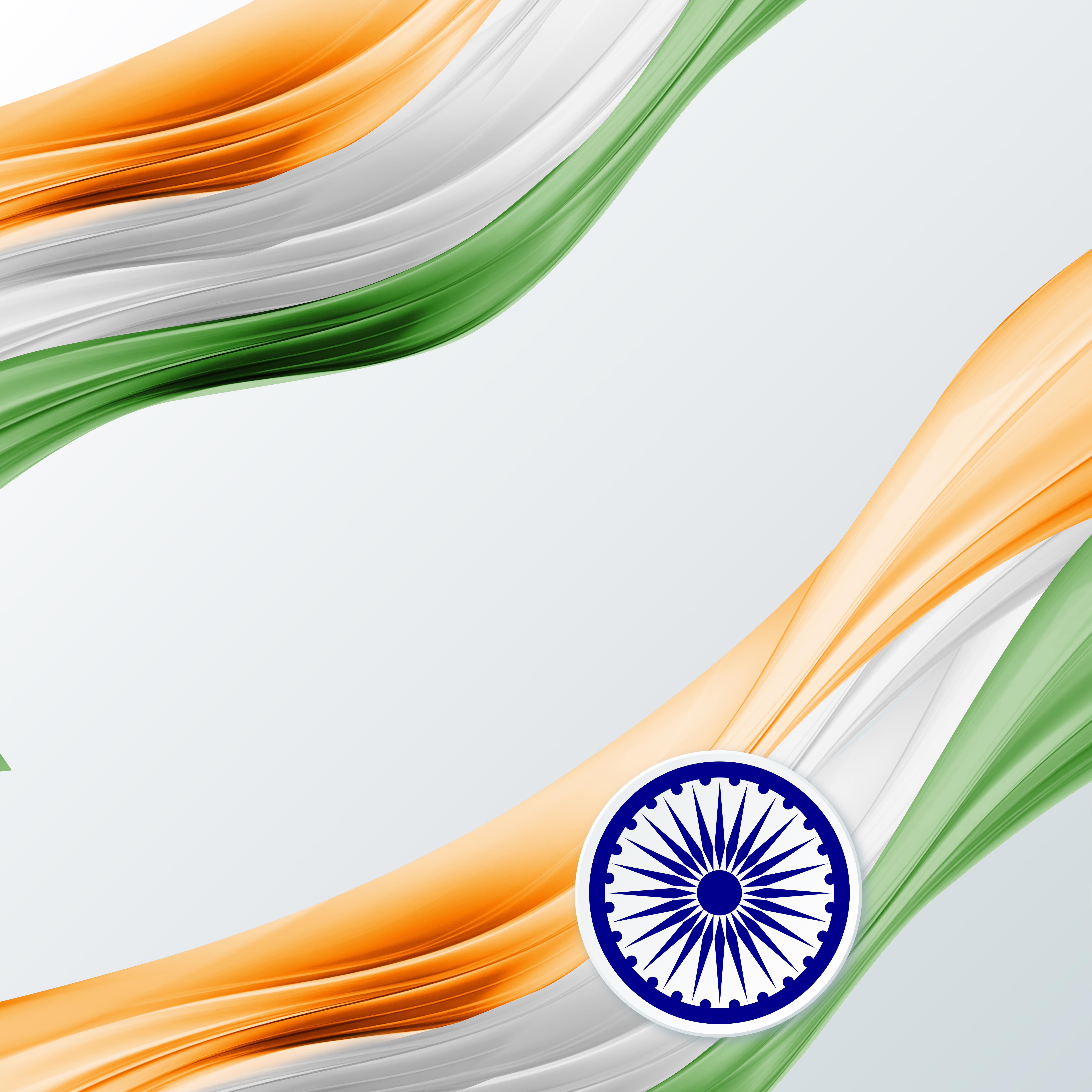 Indian Flag Waving for India Independence Day Wallpapers Full HD